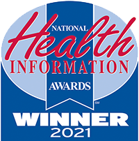 National Health Information Awards seal.