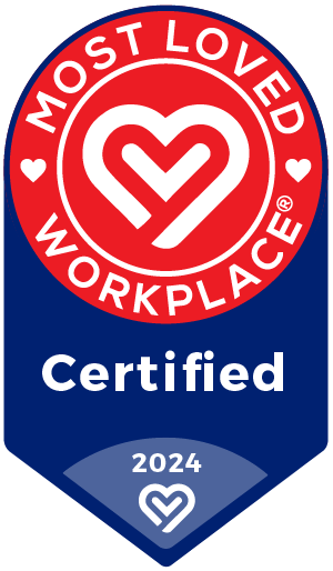 AmeriHealth Caritas became certified as a Most Loved Workplace in 2024 based on our scores on the Love of Workplace Index™